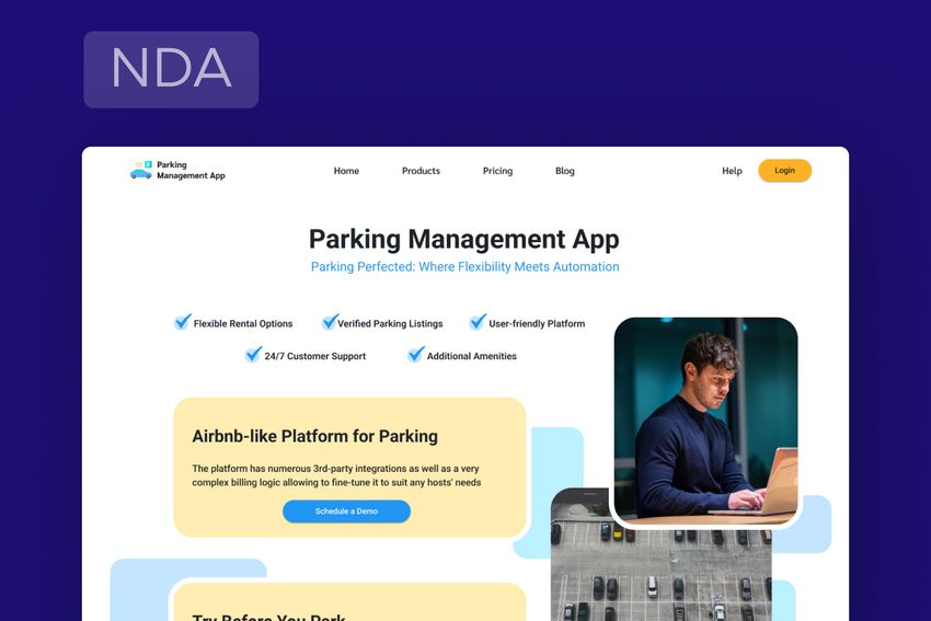 Car Park Booking System Development